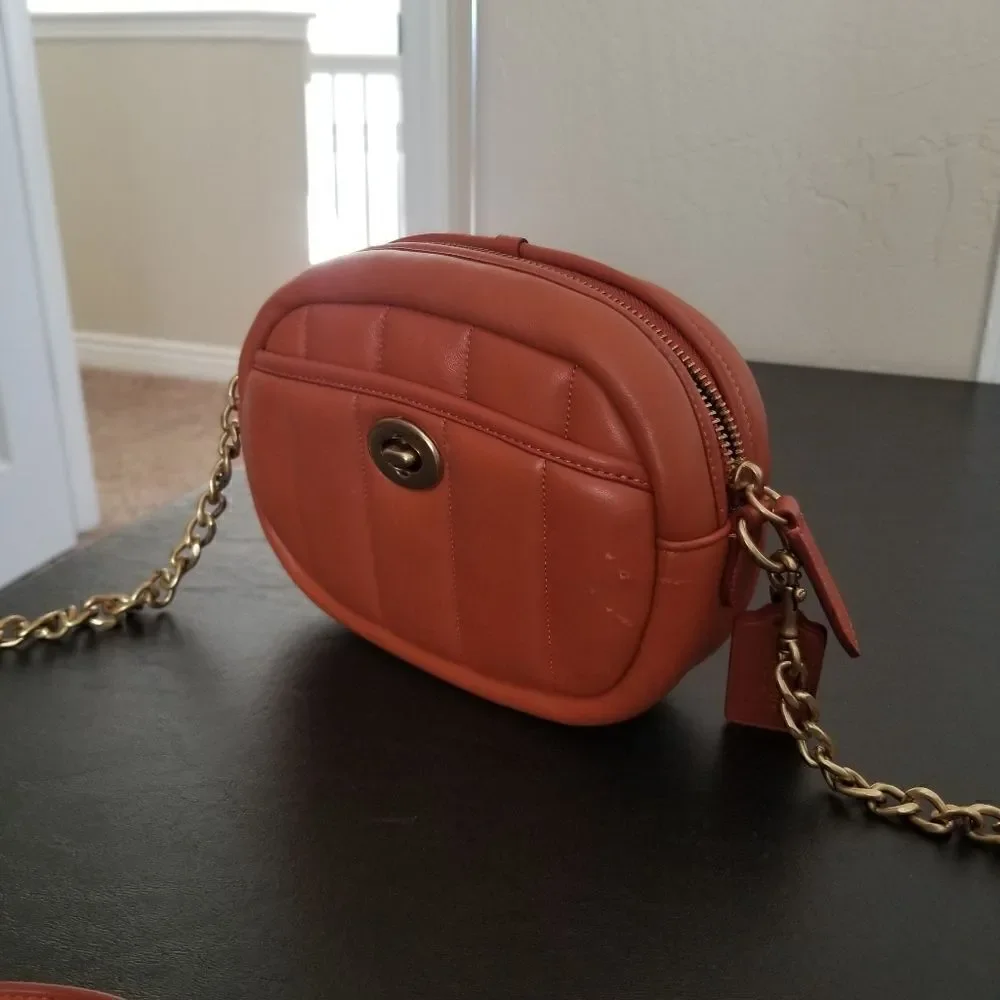 NWOT Coach Quilted Camera Bag